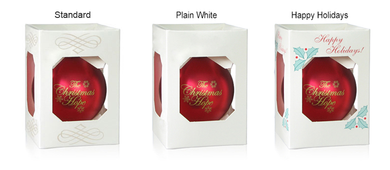 Custom Acrylic ornament example