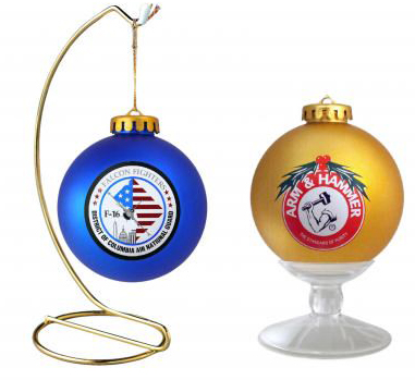 Custom Acrylic ornament example
