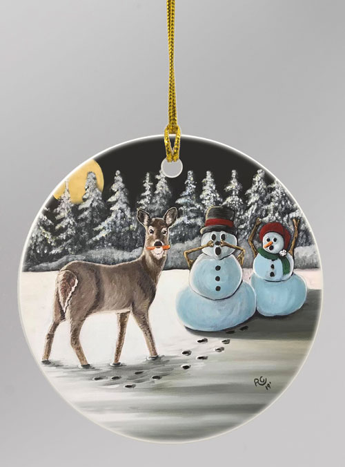 Custom Ceramic ornament example
