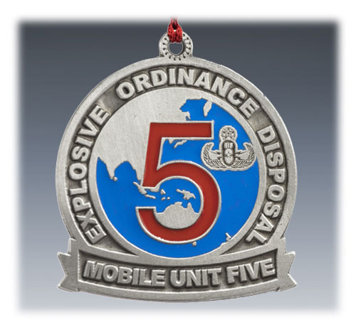 Custom Pewter ornament example