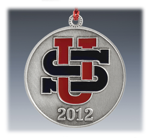 Custom Pewter ornament example