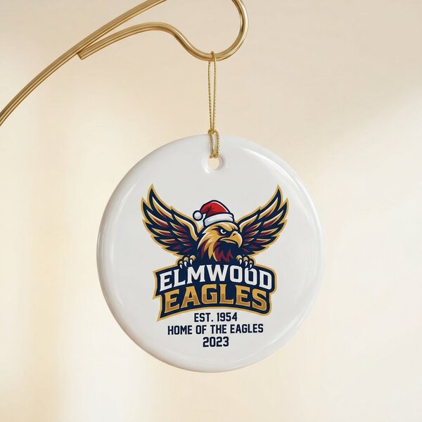 Ceramic ornaments with full-color prints
