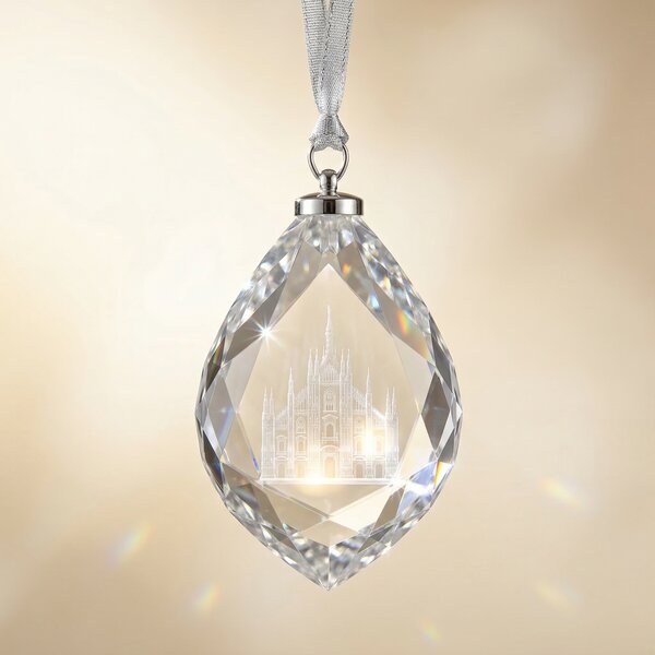 Crystal teardrop ornaments