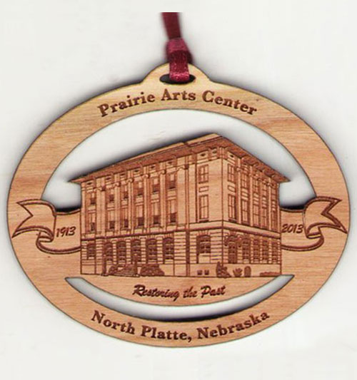 Custom wood Christmas ornaments