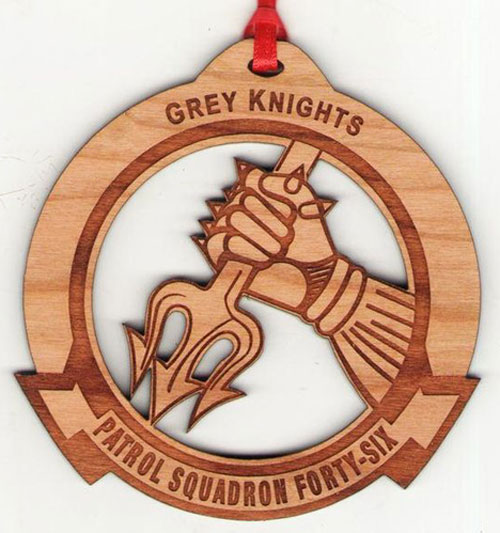 Custom Wood ornament example