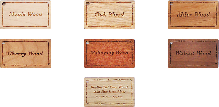 Custom Wood ornament example